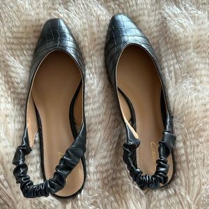 Omina sling back flat